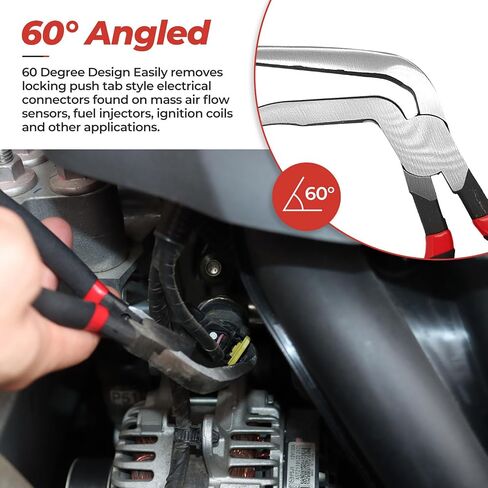3PCS Electrical Disconnect Pliers Separator,with 41Pcs Electrical Connector Pin Extractor Removal Tool Set,Locking Push Tab Pliers for Car Electrical Wiring Automotive Car Devices in Saudi Arabia