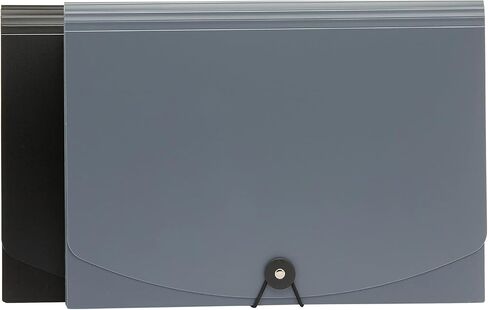 Amazon Basics Expanding Organizer File Folder, Letter Size - Black, 1-Pack in Kuwait