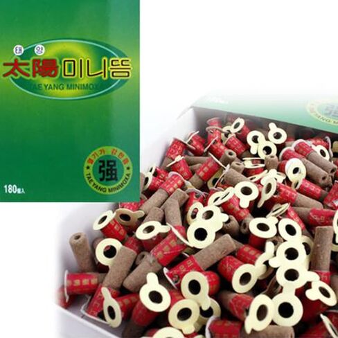 [الأعشاب الطبية] moxibustion mini/태양 미니뜸 (강) (أحمر (قوي)) in Saudi Arabia