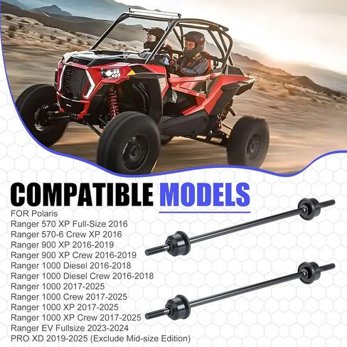 2PCS RINKAGE BAR BAR PORLIS RANGER 570 900 1000 EV PRO XD 2016-2025 1543789 1543602 in Saudi Arabia