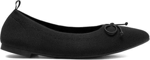 DREAM PAIRS Women's Ballet Knit Flats Foldable Pointed Toe Comfortable Dressy Flat Shoes with Bow-Knot Casual Business Work Office in Saudi Arabia