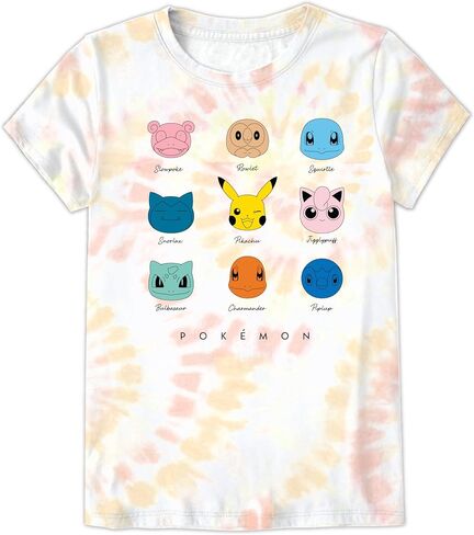 POKEMON Girls Tie-Dye Short Sleeve Character Graphic T-Shirt-Sizes 4-16 in Saudi Arabia
