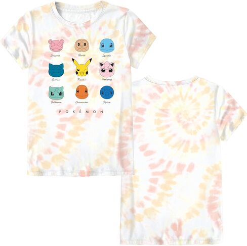 POKEMON Girls Tie-Dye Short Sleeve Character Graphic T-Shirt-Sizes 4-16 in Saudi Arabia