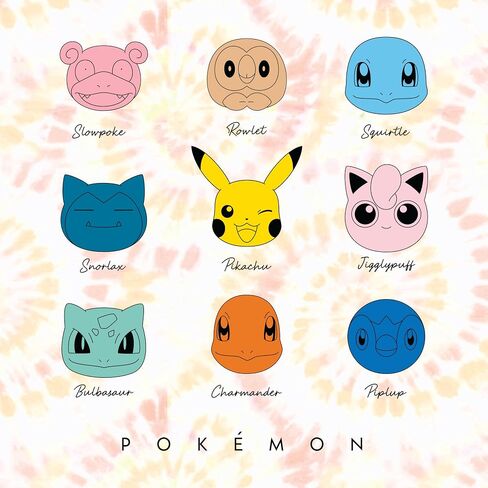 POKEMON Girls Tie-Dye Short Sleeve Character Graphic T-Shirt-Sizes 4-16 in Saudi Arabia