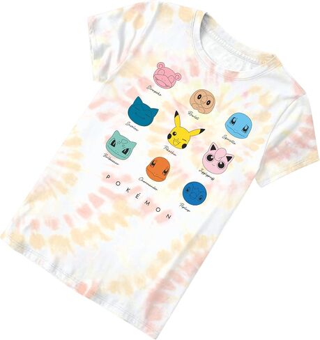 POKEMON Girls Tie-Dye Short Sleeve Character Graphic T-Shirt-Sizes 4-16 in Saudi Arabia