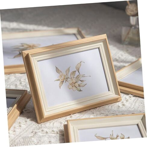 PRETYZOOM 1pc Beige Picture Frame for Desk Neutral Resin Photo Holder Holiday Photo Decor in Saudi Arabia