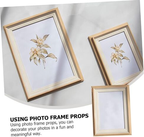 PRETYZOOM 1pc Beige Picture Frame for Desk Neutral Resin Photo Holder Holiday Photo Decor in Saudi Arabia