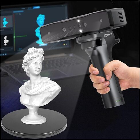 ماسح ضوئي Creality 3D CR-Scan Raptor للطباعة ثلاثية الأبعاد، ماسح ضوئي محمول متعدد الخطوط باللون الأزرق وNIR بدقة 0.02 مم، تتبع مضاد للاهتزاز، مسح سريع بالألوان الكاملة 24 بت لنظام التشغيل Windows macOS in Saudi Arabia