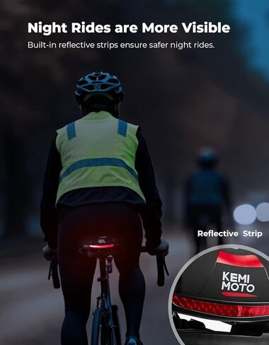 KEMIMOTO Bike Saddle Bike Seat Bicycle Seat Cushion for Men or Women with Seat Clamp Wide Padded Bicycle Saddle, City Saddle in Saudi Arabia