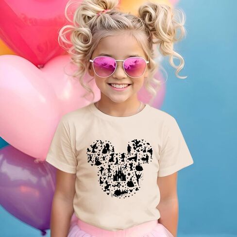 Magic Kingdom Shirts for Girls Magical Castle Fairy Graphic Cute T Shirt Kids Holiday Family Vacation Trip Tee Tops in Kuwait