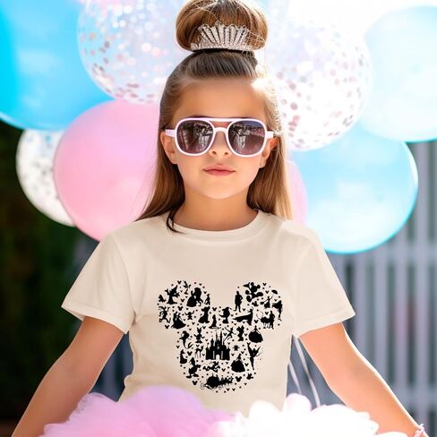 Magic Kingdom Shirts for Girls Magical Castle Fairy Graphic Cute T Shirt Kids Holiday Family Vacation Trip Tee Tops in Kuwait