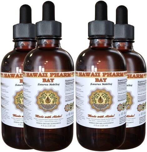 Bay Liquid Extract, Bay (Laurus Nobilis) Dried Leaf Powder Tincture Supplement 4 oz in Kuwait