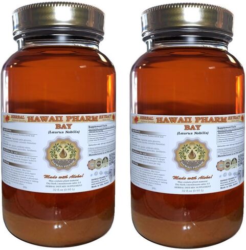 Bay Liquid Extract, Bay (Laurus Nobilis) Dried Leaf Powder Tincture Supplement 4 oz in Kuwait