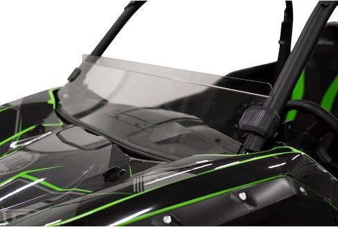 TUSK القابلة للإزالة نصف الزجاج الأمامي واضح متوافق مع Kawasaki teryx KRX 1000 2020-2025/KRX4 1000 2023-2025 in Kuwait