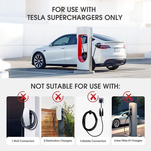 2025 محول جديد لشاحن Tesla Supercharger NACS إلى CCS1 ، DC (1000V 500A) الشحن السريع ، CCS1 EV مع سد Vortex في محطات Tesla Supercharger. متوافق مع فورد ، جنرال موتورز ، ريفيان ، فولفو والمزيد in Saudi Arabia