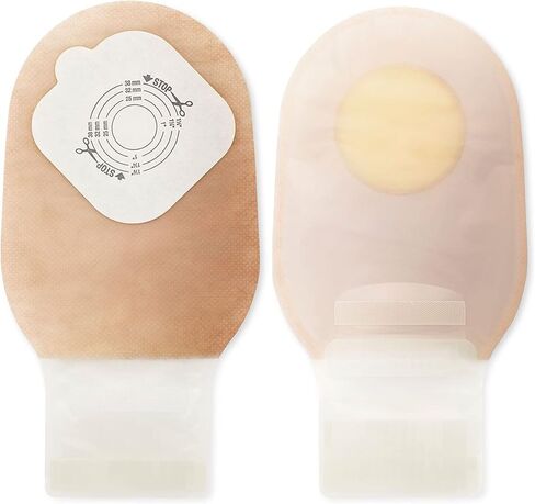 Hollister Ostomy Pouch Pouchkins نظام واحد من قطعة واحدة 6-1/2 "طول 38 ملم قابلة للتصريف لاستنزاف (#3796 ، بيع لكل صندوق) in Saudi Arabia