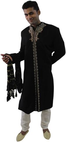 رجل شال وشاح دوباتا سرق المباراة على شيرواني كورتا ارتداء الهندي in Kuwait