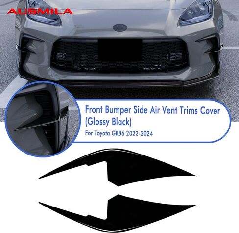 Front Bumper Side Air Vent Fin Trim Fairing for Toyota GR86 2022-2025 2023 in Kuwait