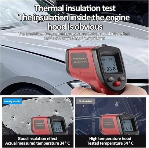 Front Hood Engine Sound Insulation Compatible For BMW 3 Series F30 F31 F34 F35 2012~2018 Soundproof Cotton Cover Thermal Heat in Saudi Arabia