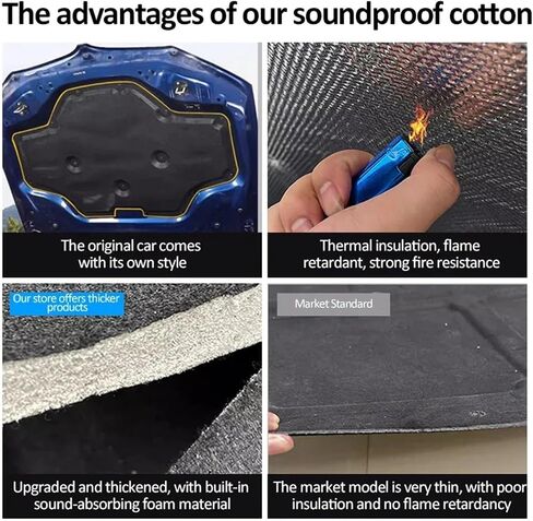 Front Hood Engine Sound Insulation Compatible For BMW 3 Series F30 F31 F34 F35 2012~2018 Soundproof Cotton Cover Thermal Heat in Saudi Arabia