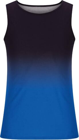 Mens Tank Tops Summer Muscle Shirt Sleeveless Workout Tank Top Gym Athletic Tee Fitness Bodybuilding Sleeveless Shirt in Saudi Arabia