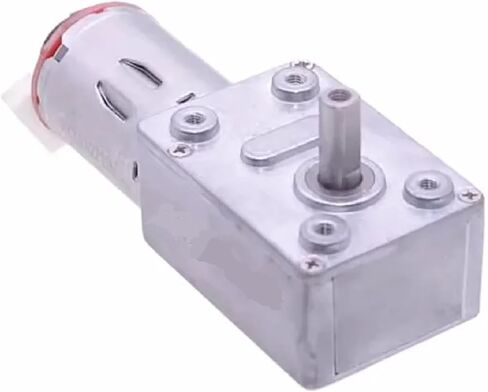 JGY-370 DC Gear Motor with Hall Encoder, 6V/12V/24V, Self-Locking Metal Gearbox for Robotics and Home Appliances (210RPM 6V) in Saudi Arabia