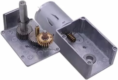JGY-370 DC Gear Motor with Hall Encoder, 6V/12V/24V, Self-Locking Metal Gearbox for Robotics and Home Appliances (210RPM 6V) in Saudi Arabia