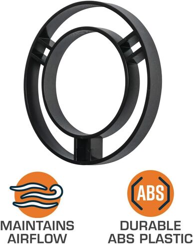 GlowShift Black Single Gauge Air Vent Pod Compatible with Chevrolet Chevy Camaro SS LT LS 5th Gen 2010-2015 - ABS Plastic - Mounts (1) 2-1/16" (52mm) Gauge to Vehicle's Left Side Air Vent in Saudi Arabia