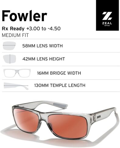 حماسة البصريات فاولر | نظارات شمسية مستقطبة ذات أساس نباتي للرجال والنساء in Kuwait