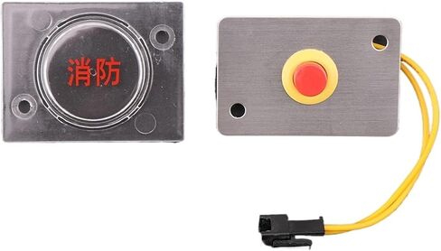 1pcs Applicable to Elevator Fire Protection Box Switch Stop Button Plastic Case Transparent Cover(Type A B) in Kuwait