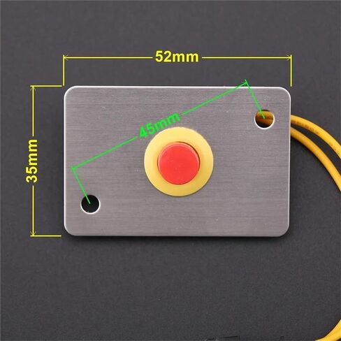 1pcs Applicable to Elevator Fire Protection Box Switch Stop Button Plastic Case Transparent Cover(Type A B) in Kuwait