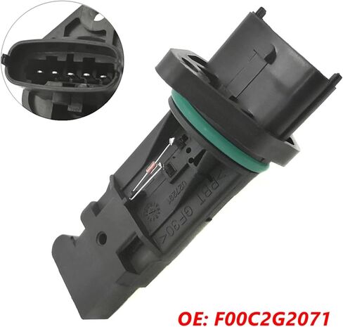 Air Flow Sensor Adapter F00C2G2071 MAF Mass Air Flow Meter Sensor Compatible With Ssangyong Actyon Kyron Rexton Rodius Stavic 6650943048 0280218130 Air Meter Mount Base in Kuwait