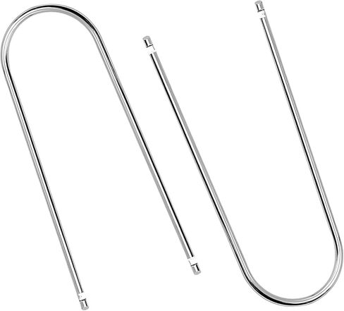 4 قطع أداة إزالة راديو السيارة، أداة فك تجميع راديو ستيريو على شكل حرف U، مجموعة أدوات إزالة صوت ستيريو تلقائي من الفولاذ المقاوم للصدأ لمعظم المركبات، ملحقات السيارة (على شكل حرف U) in Kuwait