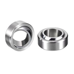 GE6C Radial Spherical Plain Bearings, ID 6mm x OD 14mm x Width 6mm Self-lubricating Sealed Spherical Roller Bearings 2pcs