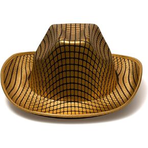 Western Cowboy Hat for Women and Men with Sequin -Felt Cattleman Hats for Cowboys and Cowgirls
