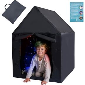 البيت الحسي | خيمة تهدئة للأطفال للعب والاسترخاء | الركن الحسي | يساعد في حالات التوحد والاضطراب SPD والقلق وتحسين التركيز | خيام حسية معتمة للأطفال المصابين بالتوحد in Kuwait