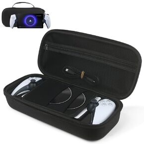 Carrying Case for PlayStation Portal Remote Player, Hard EVA Shell Portable Travel Handbag, Durable Shockproof Anti-Scratch Full Protection Storage Bag for PlayStation 5 Portal, Black in Kuwait