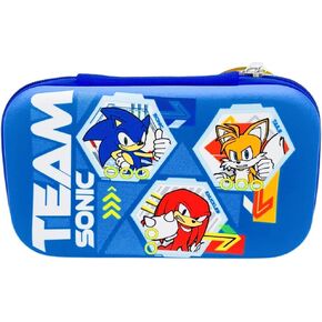 Sonic Molded Pencil Case, Blue