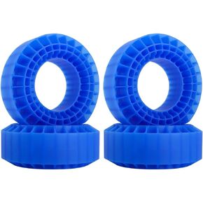 GLOBACT 1.9 Silicone Tire Inserts Fit 118-122mm 1.9" Wheel Tires Waterproof Inserts for 1/10 RC Crawler Car (4Pcs Red)