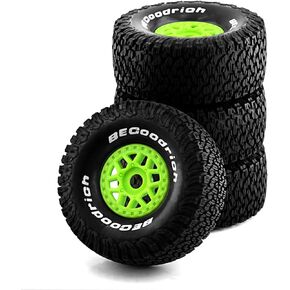 إطارات شاحنات ذات دورة قصيرة 1/7 1/8 RC لجميع التضاريس، مناسبة لـ TRAXXAS UDR 85086-4 ARRMA Mojave EXB YK4072 DF7 YK4073 TB7 FS Atom/ 135 مم OD إطارات شاحنة صحراوية عالية الأداء للطرق الوعرة