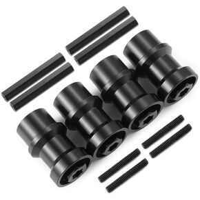 RC Dually Conversion Kit - Single Wheel to Two Wheel Conversion Kit for Flatbed Hauler T6 G63 TRX6 1/10 Scale RC Model Car