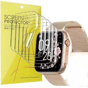 Compatible for Banlvs Smart Watches Screen Protector, [6 Pack] Full Coverage TPU Clear Film Compatible for Banlvs G36 1.91" Smart Watches (6 Pack)
