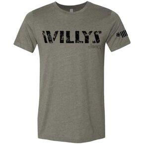 Jeep® Wrangler Willys Triblend, Military Green T-Shirt