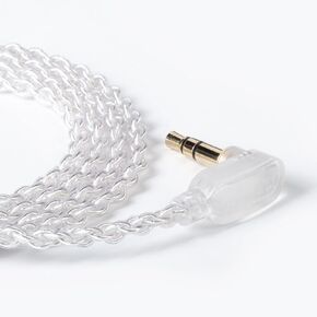 KZ ZST 0.75mm 2 pin Upgrade Silver Plate Replacement Earphones Cable for KZ Earphones (silver)