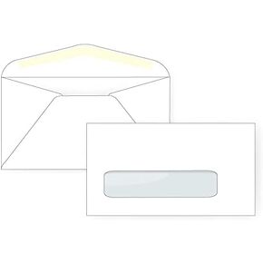 #6 3/4 Window Envelope - 24# White (3 5/8 x 6 1/2) (250)
