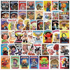 62 جهاز كمبيوتر شخصى سطل القمامة للأطفال الرسوم المتحركة الأمريكية لطيف مضحك للماء ملصقات الفينيل صائق لزجاجة مياه الكمبيوتر المحمول الهاتف لوح التزلج كليب للكتاب الأولاد الفتيات الأطفال البالغين in Kuwait