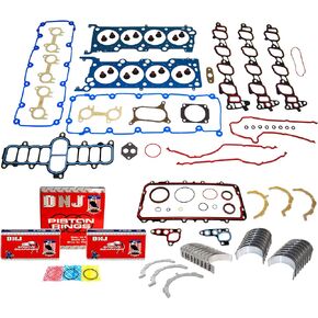 DNJ RRK4170 Engine Re-Ring Kit for 1999-2005 / Ford/Expedition / 5.4L / SOHC / V8 / Cu.330 / Vin L, M