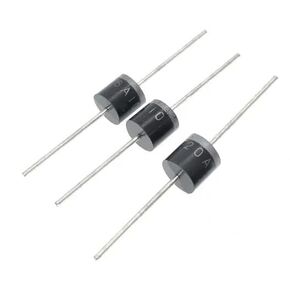 Three Variety Pack 20A10, 10A10, 6A10 Rectifier Diodes, R-6, 1000 Volt Electronic Silicon Diodes- 26 PCs.