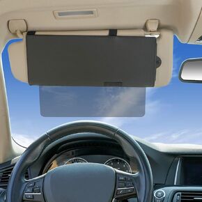 Car Visor Extender Visor Sunshade Extender with See Through Piece to Pull Downward
