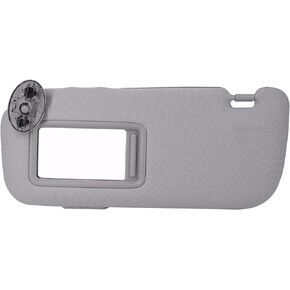 CULMKARI Driver Side Sun Visor Fits for 2007-2013 Toyota Corolla Front Left Sun Protection Shade Gray Replace Number 74320-02711-E0